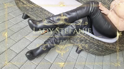 Leather Boots Teasing - Igno Clip